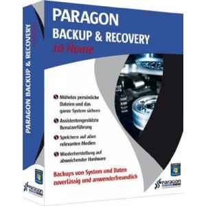 Paragon Software Paragon Backup  Recovery 10 Home [import allemand]