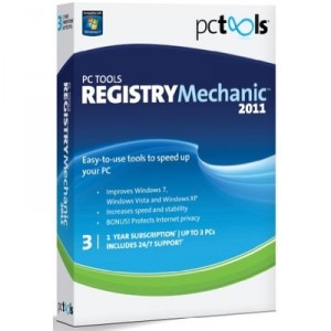 PC Tools Registry Mechanic 2011, 3 Computers, 1 Year Subscription (PC) [import anglais]