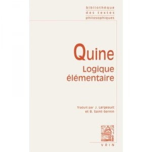Logique Elementaire - Willard Van Orman Quine