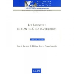 Loi Badinter : Le Bilan De 20 Ans D'application - Collectif