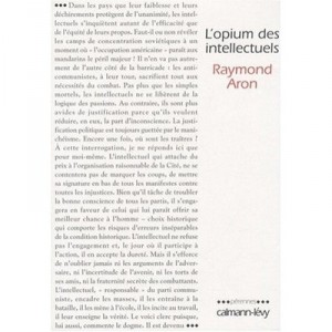 L'opium Des Intellectuels - Raymond Aron