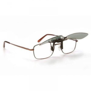 Live Eyewear Cocoons Oval Clip-on Sunglasses Ambre LF601A Polarisé