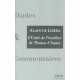 L'unite De L'intellect De Thomas D'aquin - Alain De Libera