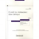 L'unite Du Patrimoine : Essai Critique - Anne-laure Thomat-raynaud