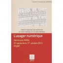 L'usager Numerique , Seminaire Inria 27 Septembre 1er Octobre 2010 - Calderan