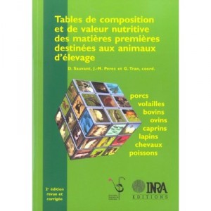 Tables De Composition Et De Valeur Nutritive Des Matieres Premieres Destinees Aux Animaux D'elevage - Collectif