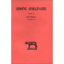 Correspondance , Livres 1 A 5 - Sidoine Apollinaire
