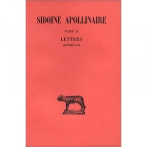 Correspondance , Livres 1 A 5 - Sidoine Apollinaire
