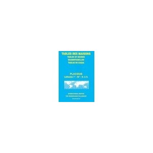 Table Des Maisons Placidus : Latitudes 1diam. A 66diam. - Collectif
