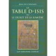 Table D'isis Ou Le Secret De La Lumiere - Chaumeil