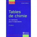 Tables De Chimie - J Tonneau