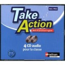 Take Action, Anglais , Bac Pro 3 Ans , A2 B1 , 4 Cd Audio Collectifs (edition 2009) - Collectif