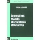 Econometrie Avancee Des Variables Qualitatives - Stefan Lollivier