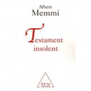 Testament Insolent - Albert Memmi