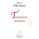 Testament Insolent - Albert Memmi