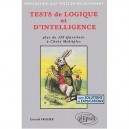 Tests De Logique Et D'intelligence - Gerard Frugier