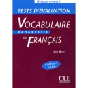 Tests Vocabulaire Progressif Niveau Avance - Collectif