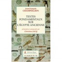 Textes Fondamentaux Sur/egyp - Champollion/jacq