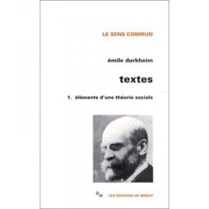 Textes T.1 - Emile Durkheim