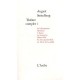 Theatre Complet T.1 - August Strindberg