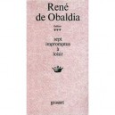 Theatre T.3 , Sept Impromptus A Loisir - Rene De Obaldia