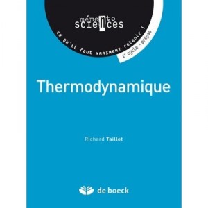 Thermodynamique , 1er Cycle Prepas - Richard Taillet