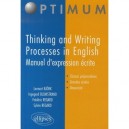 Thinking And Writing Processes In English , Manuel D'expression Ecrite - Collectif