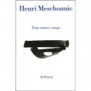 Tout Entier Visage - Henri Meschonnic