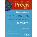 Tout En Un Maths Mpsi-pcsi - Guinin Joppin
