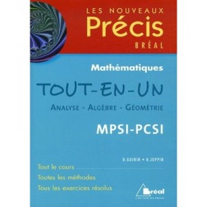 Tout En Un Maths Mpsi-pcsi - Guinin Joppin