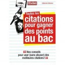 Toutes Les Citations Pour Gagner Des Points Au Bac - Catherina Catsaros