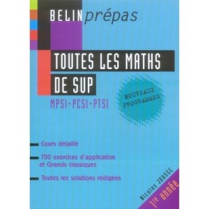 All the mathematics of Sup - Nicolas Jousse