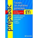 Prepabac, Toute La Terminale Sti , Matieres Generales - P Challiet