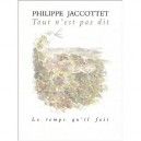 Tout N'est Pas Dit - Philippe Jaccottet