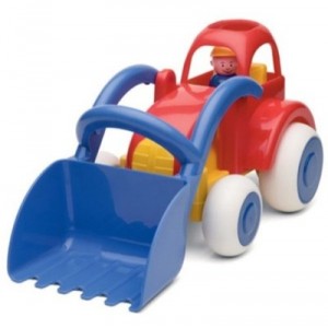 Viking Asa Toys - Véhicules Sans Piles - Bulldozer 25 Centimètres + Persos