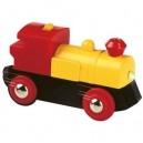 Brio - Locomotive A Pile Jaune - 33225