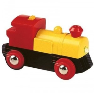 Brio - Locomotive A Pile Jaune - 33225