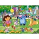 Clementoni - 2x20 Pièces-Puzzle Pour Enfant - Dora