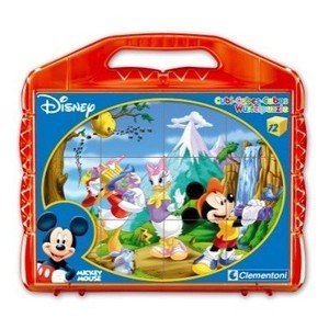 Clementoni - Puzzle Pour Enfant - Mickey - 12 Pièces