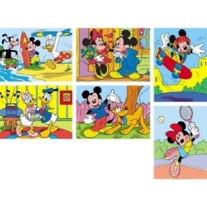 Clementoni - Puzzle For Kids - Mickey - 6 Rooms
