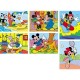 Clementoni - Puzzle Pour Enfant - Mickey - 6 Pièces