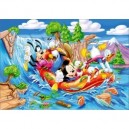 Clementoni - Puzzle Pour Enfant - Mickey: Rafting - 104 Pièces