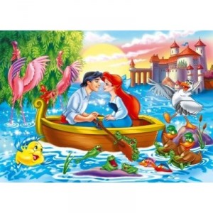 Clementoni - Puzzle Pour Enfant - Petite Sirène: Serenata Al Tramonto - 60 Pièces