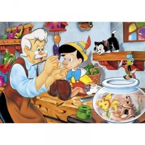 Clementoni - Puzzle For Child - Pinocchio - 60 Rooms