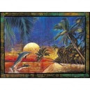 Clementoni - Puzzle - Sunset Dolphins - 1000 Pièces
