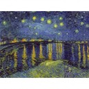 Clementoni - Puzzle - Van Gogh:La Nuit étoilée sur le Rhône
