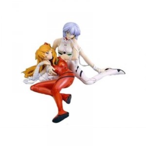 Diamond Select Toys and Collectibles Nge Rei and Asuka Plug Suit Ver Statue Pvc