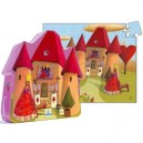 Djeco Puzzle Dame de Coeur 54 Pièces