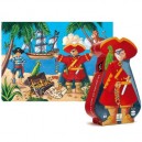 Djeco Puzzle Le Pirate Et Son Trésor