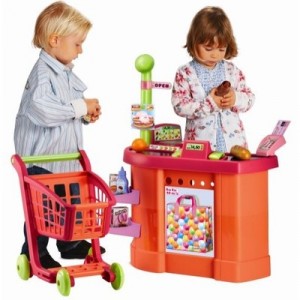 Ecoiffier - Imitations - Superette + Chariot